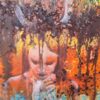 Artist: Balla Ahmed - Iraq Painting, Acrylic and Wood Dust on Canvas Size: 80 W x 130 H cm