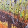 Artist: Balla Ahmed - Iraq Painting, Acrylic and Wood Dust on Canvas Size: 80 W x 130 H cm