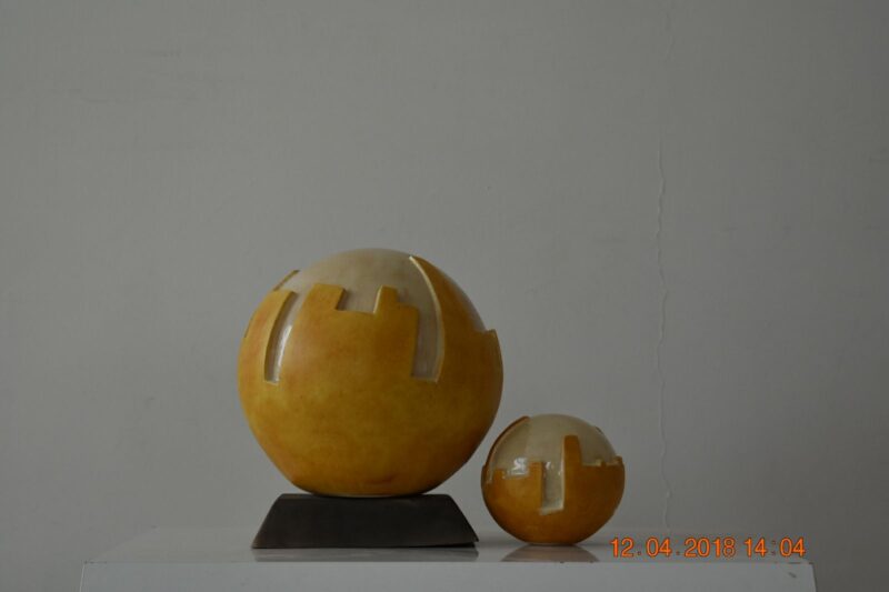 Sculpture, Ceramics Size: 30 W x 30 H x 30 D cm