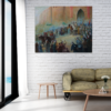 Painting, Oil on Canvas Size: 132 W x 107 H cm
