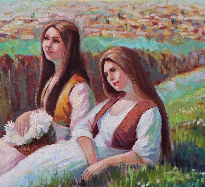 Painting, Oil on Canvas Size: 98 W x 78 H cm